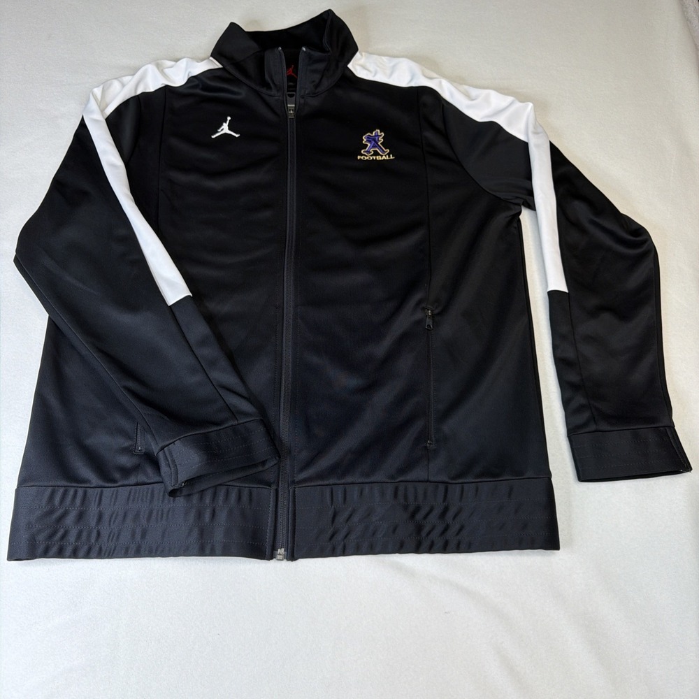 NWT Jordan Saint Augustine High School Football Track Jacket XL Full Zip Black